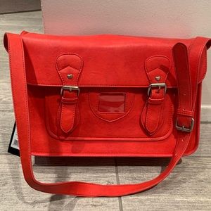 Yumi Red Satchel Bag